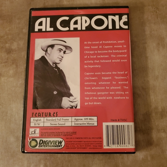 Al Capone Biography DVD - Picture 2 of 2